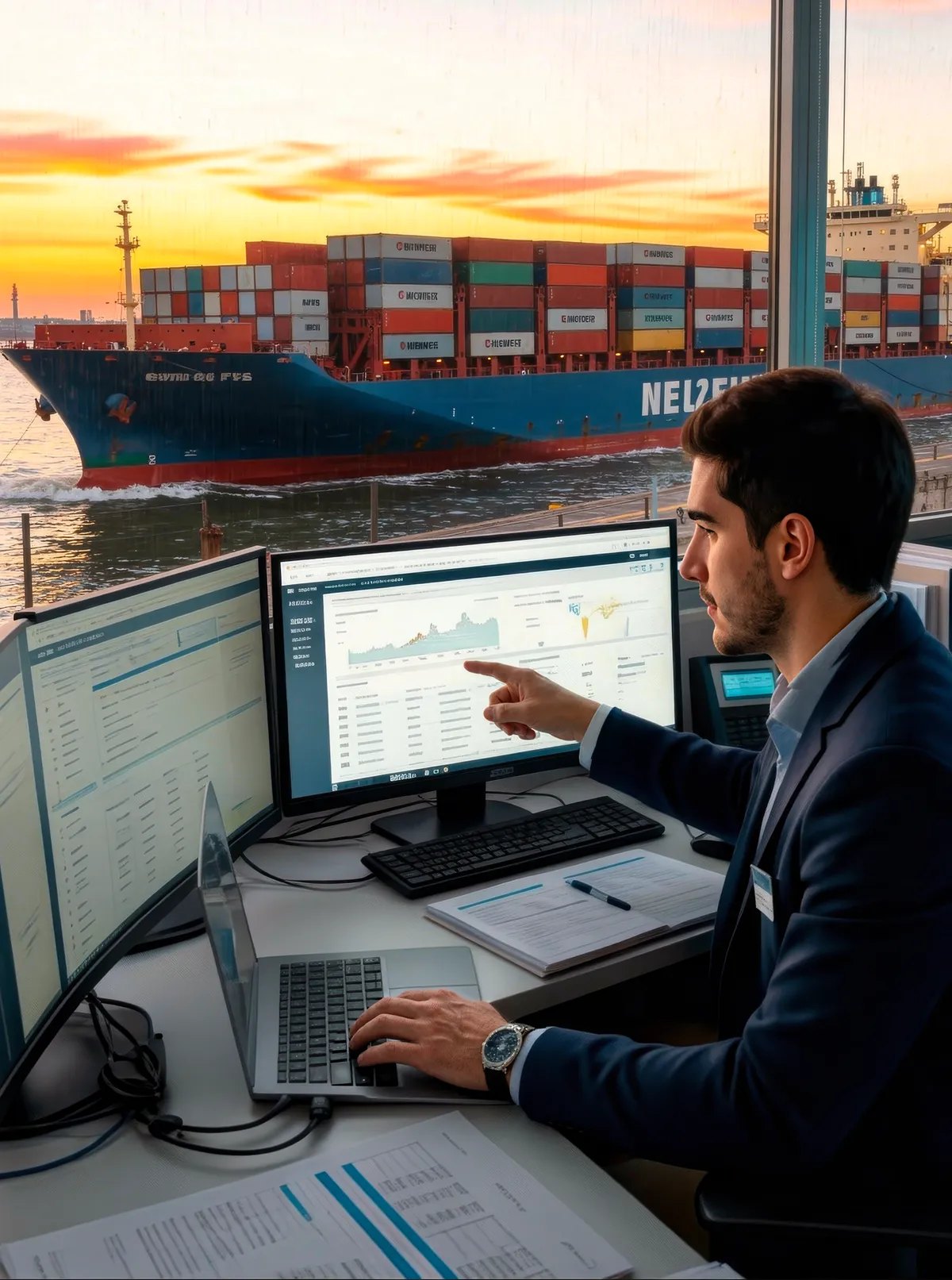 Egresado de la Maestría en Logística y Transporte supervisa operaciones de carga intermodal